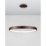 Albi Led hanging lamp coffee brown