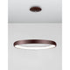 Albi LED Hängelampe Kaffeebraun in modernem Design, hängend und dimmbar, energieeffiziente Beleuchtung.