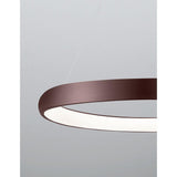 Albi Led hanging lamp coffee brown