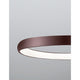 Albi LED Hängelampe Kaffeebraun - moderne Acryl- und Aluminium-Hängelampe in braunem Design.