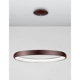 Albi Led hanging lamp coffee brown