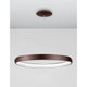 Albi LED Hängelampe Kaffeebraun in modernem Design mit dimmbarem Licht und verstellbarer Höhe.