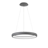 Albi LED metal hanging light grey