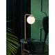 Alvarez Tischlampe mit Marmor-Fuß Gold, Schwarz in modernem Wohndesign, elegante Beleuchtung für jedes Zimmer.