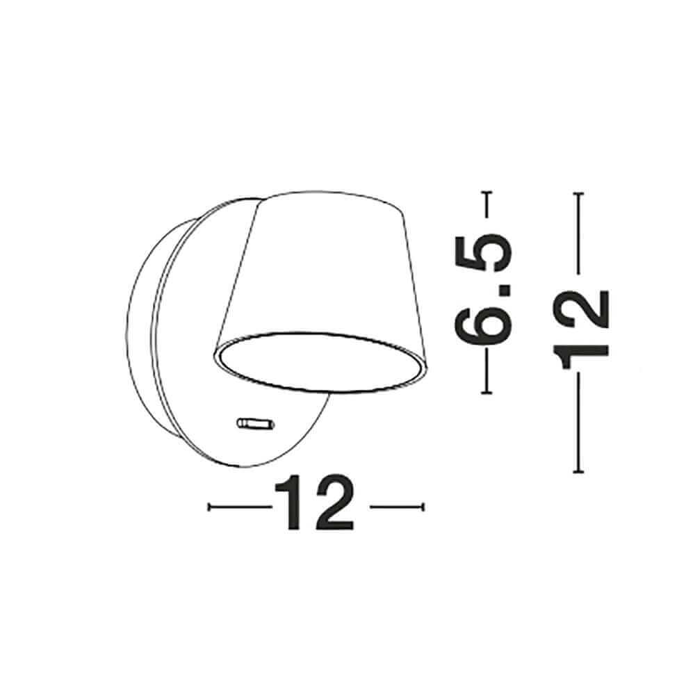 Amadeo LED wall lamp