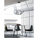 Apus LED hanging lamp curved