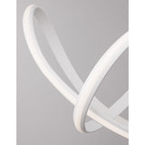 Apus LED hanging lamp curved