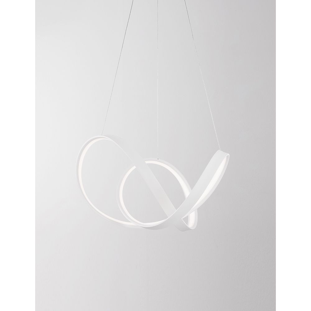 Apus LED hanging lamp curved