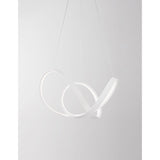 Apus LED hanging lamp curved