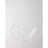 Apus LED hanging lamp curved