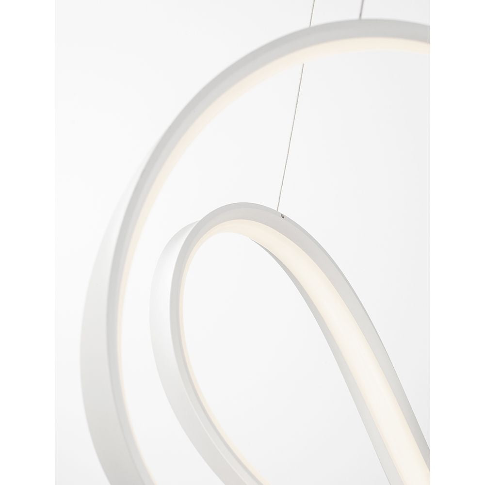 Apus LED hanging lamp curved