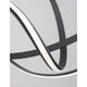 Apus LED Hängelampe Geschwungen mit modernem und minimalistischem Design aus Aluminium und Acryl.