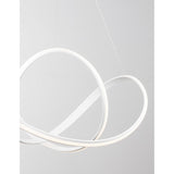 Apus LED hanging lamp curved