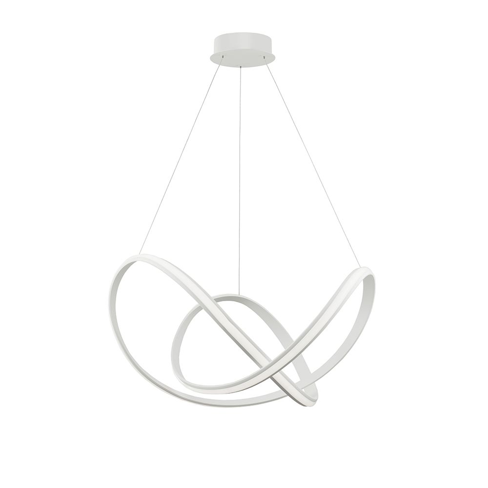 Apus LED hanging lamp curved