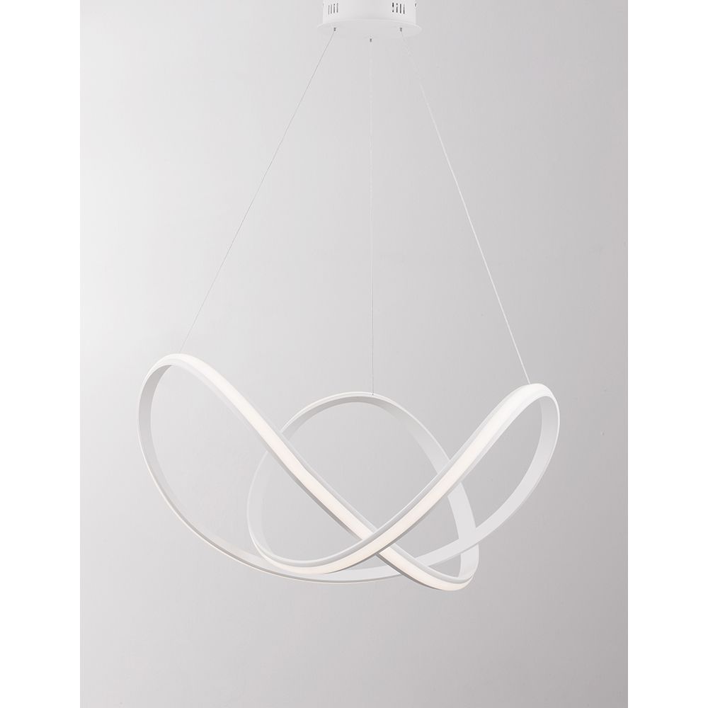 Apus LED hanging lamp curved