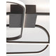 Arte LED Deckenlampe 2600 Lumen - modernes Design mit eleganten Aluminium- und Acrylelementen