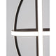 Detailansicht der Arte LED Hängelampe 61cm mit modernen Akzenten aus Acryl und Aluminium.