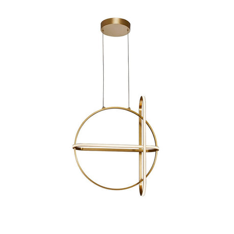 Arte LED Hängelampe 61cm in modernem Design mit Acryl und Aluminium, individuelle Höhenverstellung.