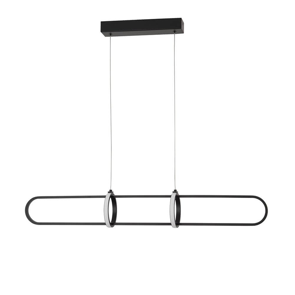 Arte LED Hängelampe 90cm mit elegantem Design aus Aluminium und Acryl.