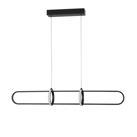Arte LED Hängelampe 90cm mit elegantem Design aus Aluminium und Acryl.