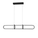Arte LED Hängelampe 90cm mit elegantem Design aus Aluminium und Acryl.