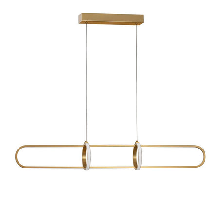 Arte LED Hängelampe 90cm im eleganten Design mit goldener Oberfläche und stilvollen Lichtquellen.
