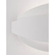 Astrid LED Wandleuchte in modernem Design, weiße Aluminiumoberfläche und sanfter LED-Beleuchtung.