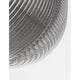 Athena Pendelleuchte aus Glas Champagnerfarbenes Glas mit spiralförmiger Struktur, Detailaufnahme der eleganten Oberfläche