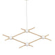 Atomo LED Hängelampe Metall Gold