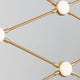 Atomo LED Hängelampe Metall Gold