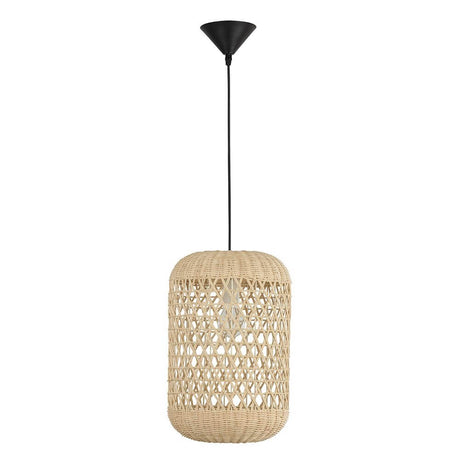 Lampade appese di Aurora realizzate in rattan naturale