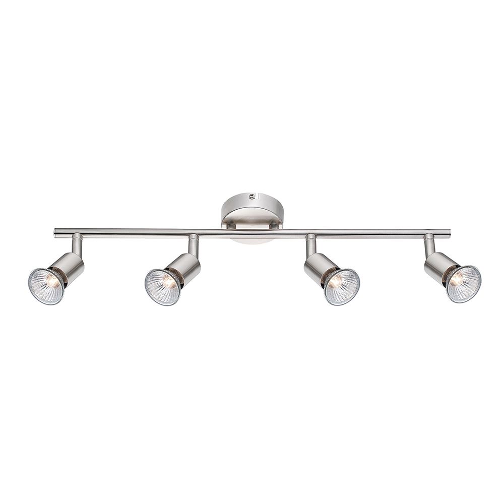 Base ceiling spotlights 4-flame metal