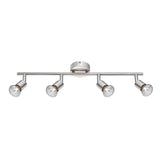 Base ceiling spotlights 4-flame metal