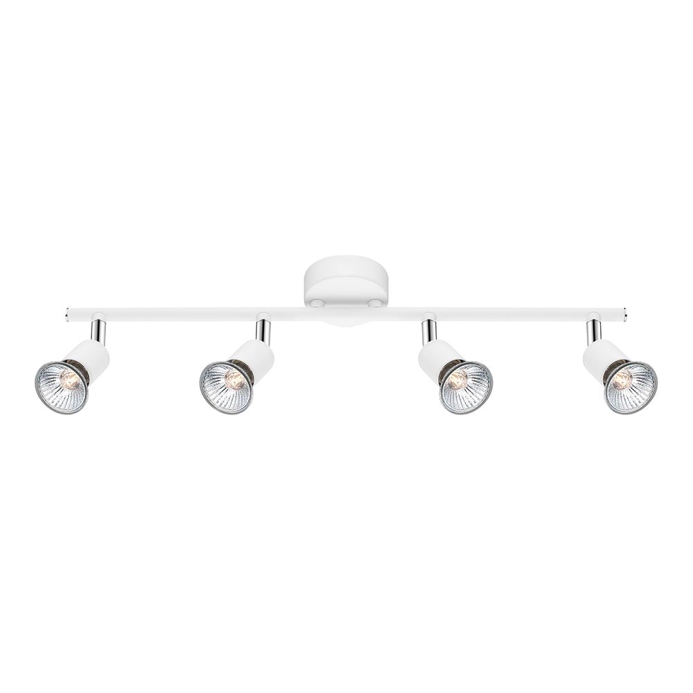 Base ceiling spotlights 4-flame metal