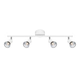 Base ceiling spotlights 4-flame metal