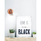 Base Wandspot satiniertes Nickel, moderner verstellbarer Wandleuchte über Deko mit Schriftbild ‚LOVE IS THE NEW BLACK‘