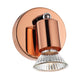 Base Wandspot moderne Wandlampe aus Metall mit satiniertem Nickel-Finish, verstellbarer Strahler ideal fürs Schlafzimmer