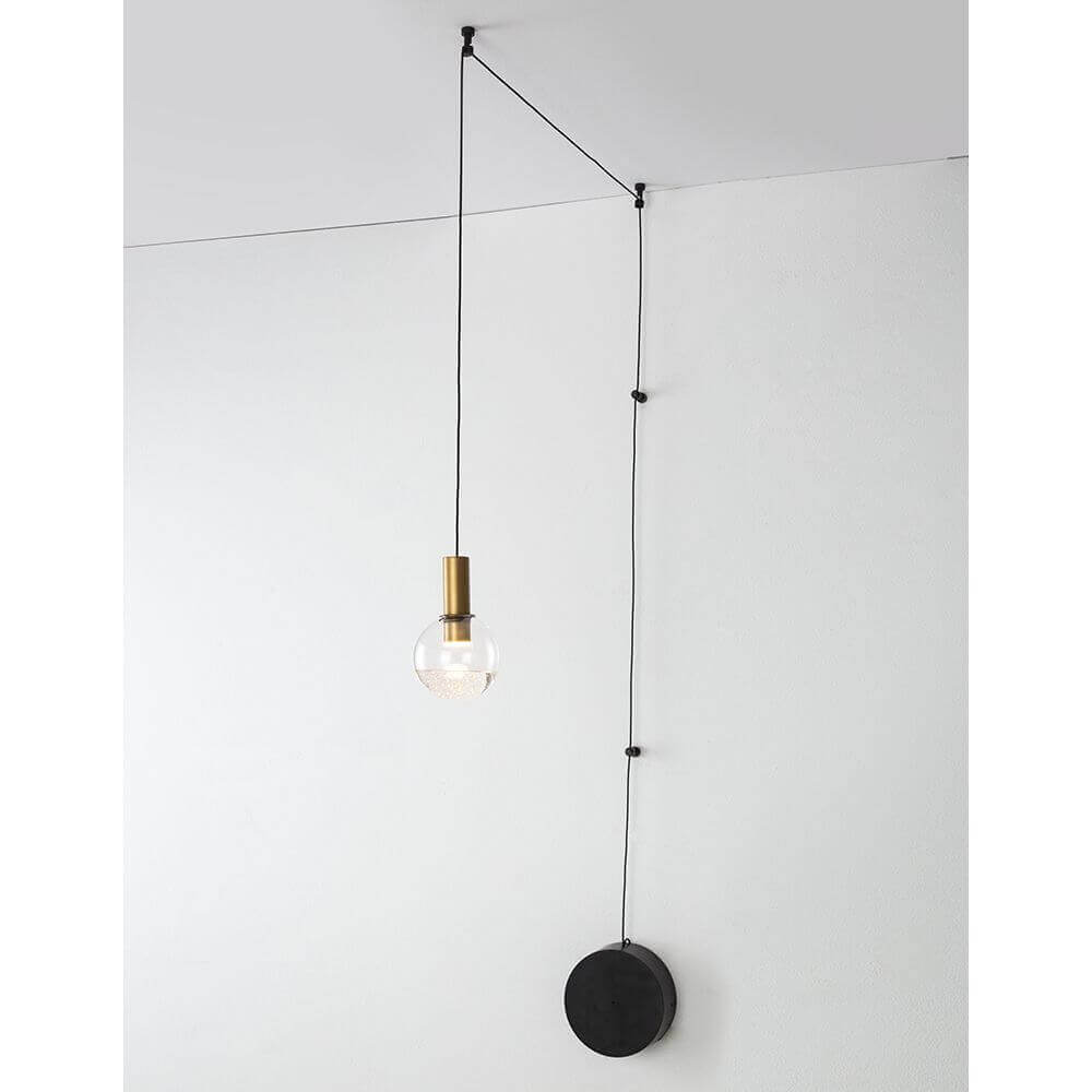 Belar LED Wand- & Hängelampe Goldfarben