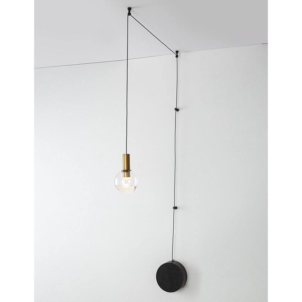 Belar LED Wand- & Hängelampe Goldfarben, stilvolle Leuchte mit modernem Design und eleganter Lichtverteilung.