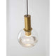 Belar LED Wand- & Hängelampe Goldfarben mit elegantem Design aus Metall und Glas, ideal für Wohn- und Schlafzimmer.