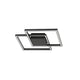 Bilbao LED Deckenlampe Metall in modernem Design mit quadratischem Profil für stilvolle Wohnräume.