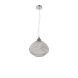 Boho Pendellampe Ø 28cm  Nova Luce Chrom  