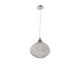 Boho Pendellampe Ø 28cm aus hochwertigem Glas und Metall in stilvollem Design
