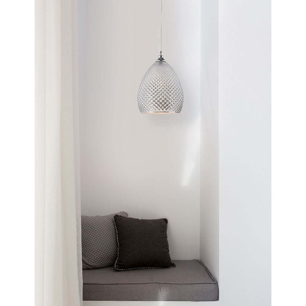 Boho Pendellampe Glas