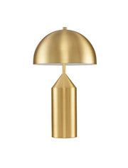 Lampe de table Bolt Gold Ø 25 cm au design élégant avec surface métallique dorée.