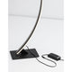 Breton LED Stehlampe 150cm in schwarz mit dimmbaren LED und modernem Design auf weißem Hintergrund.