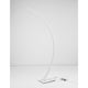 Breton LED Stehlampe 150cm aus schwarzem Aluminium und Acryl mit dimmbarer LED-Beleuchtung.