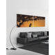 Moderne Breton LED Stehlampe in Wohnzimmer mit stilvollem Design und schöner Lichtverteilung.