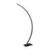Moderne Breton Stehlampe 150cm aus schwarzem Aluminium mit eleganter LED-Beleuchtung.