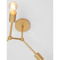Calisto Deckenleuchte 3-flammig in Messingoptik mit modernem Design und warmem Licht.